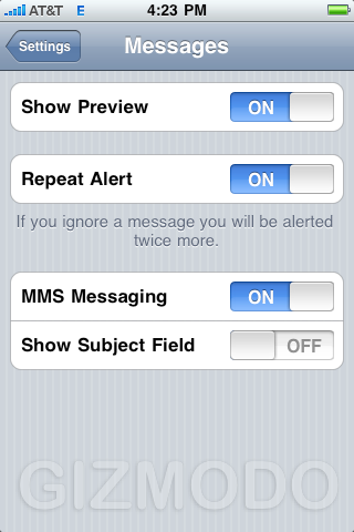 Illustration for article titled iPhone 3.0 Beta OS Impressions And Walkthrough Gallery